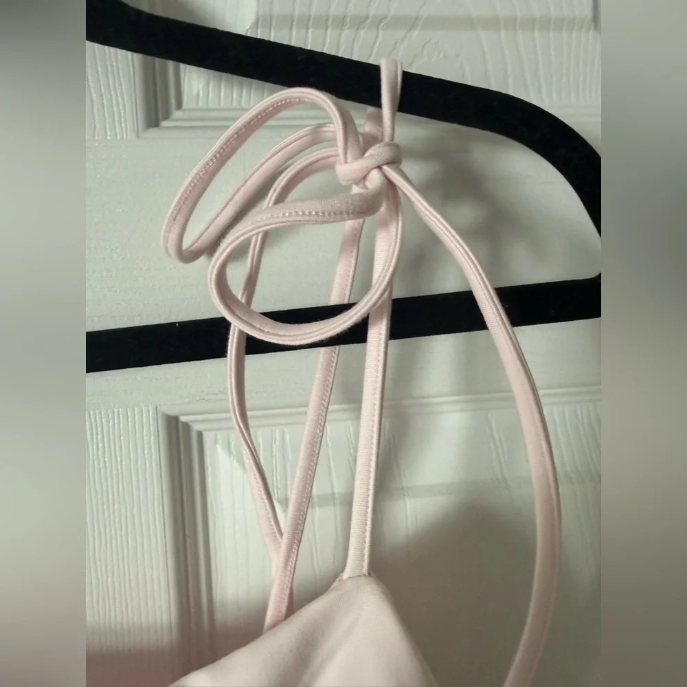 FREE PEOPLE  Genevieve Mini Dress Size L In Blossom Pink - Picture 8 of 13